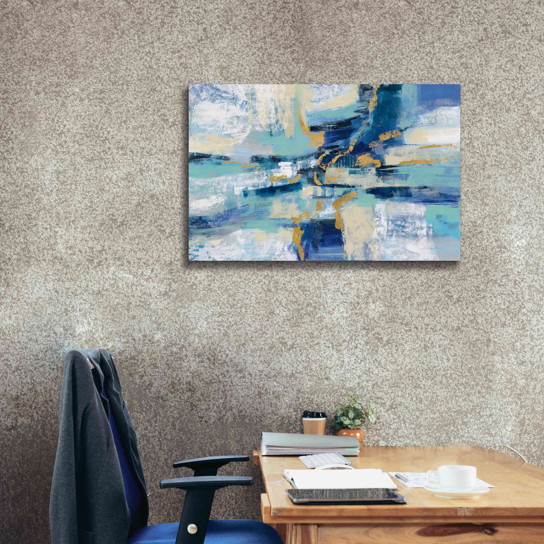 Epic Art 'Wave Breaker' by Silvia Vassileva, Canvas Wall Art,40 x 26