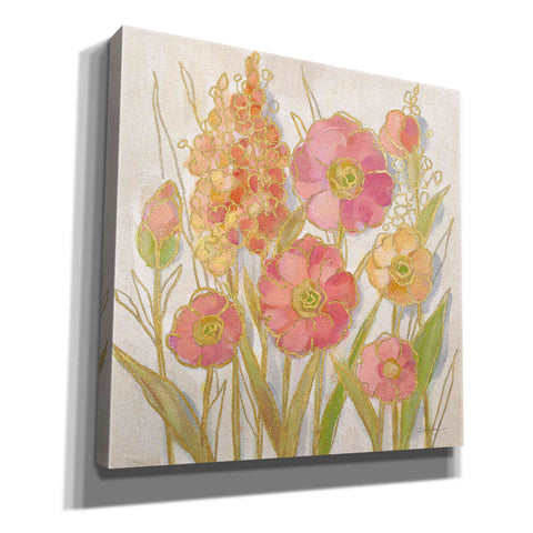 Image of Epic Art 'Opalescent Floral I' by Silvia Vassileva, Canvas Wall Art,12x12x1.1x0,18x18x1.1x0,26x26x1.74x0,37x37x1.74x0