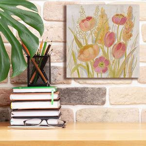 Epic Art 'Opalescent Floral II' by Silvia Vassileva, Canvas Wall Art,12 x 12