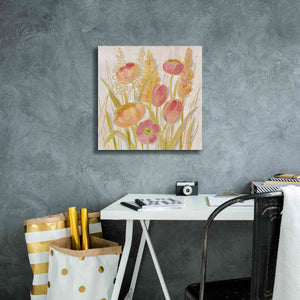 Epic Art 'Opalescent Floral II' by Silvia Vassileva, Canvas Wall Art,18 x 18