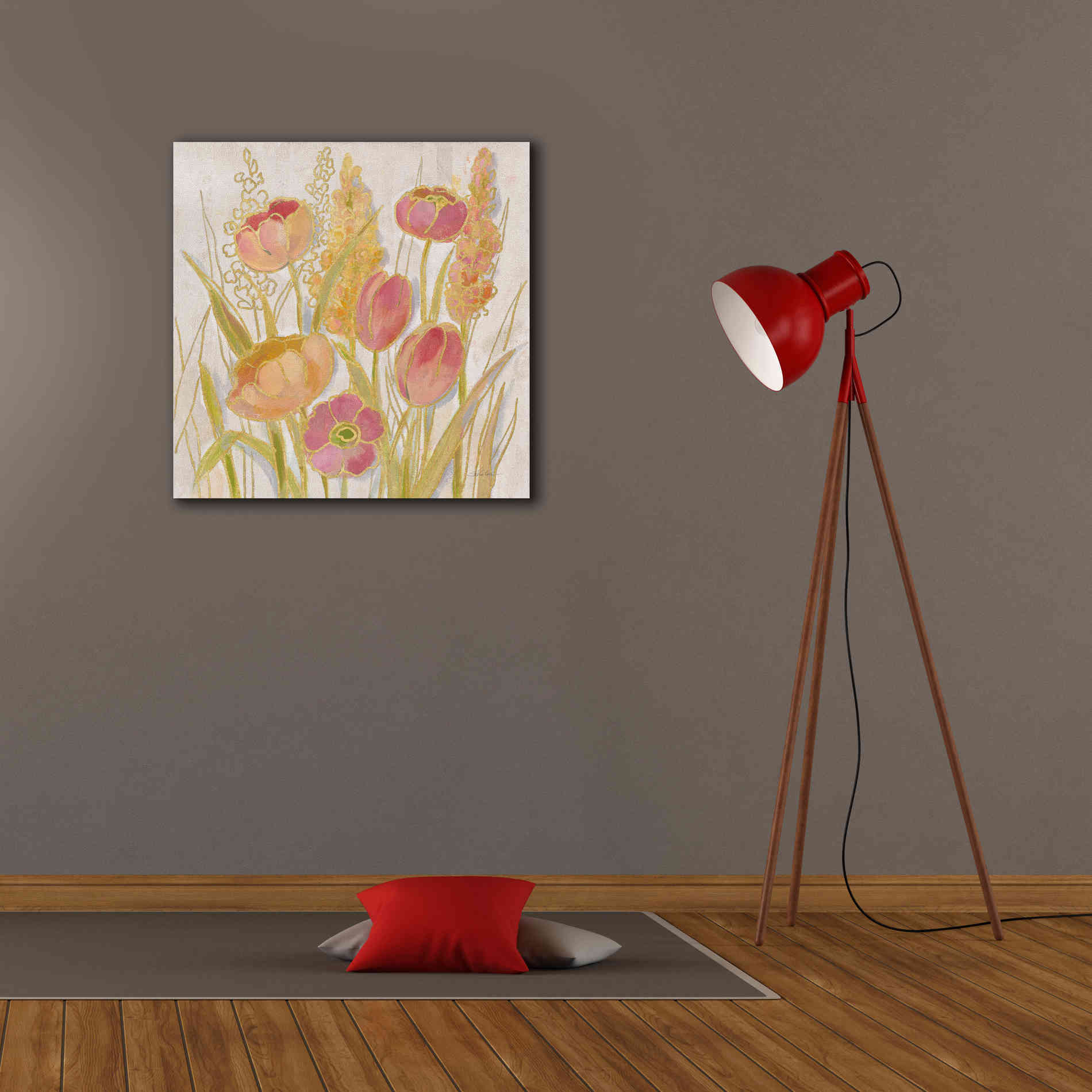 Epic Art 'Opalescent Floral II' by Silvia Vassileva, Canvas Wall Art,26 x 26