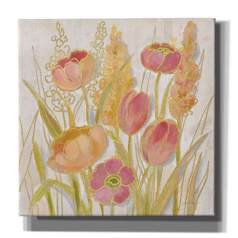 Image of Epic Art 'Opalescent Floral II' by Silvia Vassileva, Canvas Wall Art,12x12x1.1x0,18x18x1.1x0,26x26x1.74x0,37x37x1.74x0