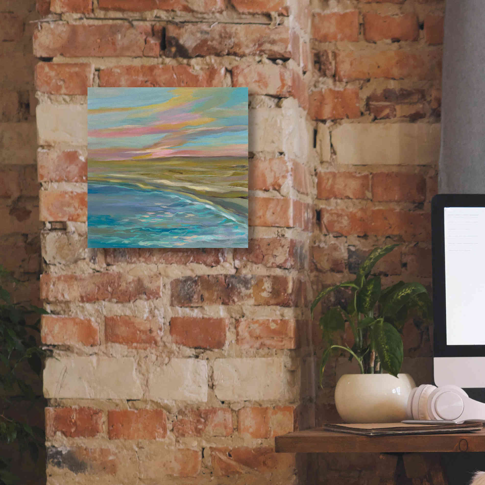 Epic Art 'Sunrise Dunes' by Silvia Vassileva, Canvas Wall Art,12 x 12