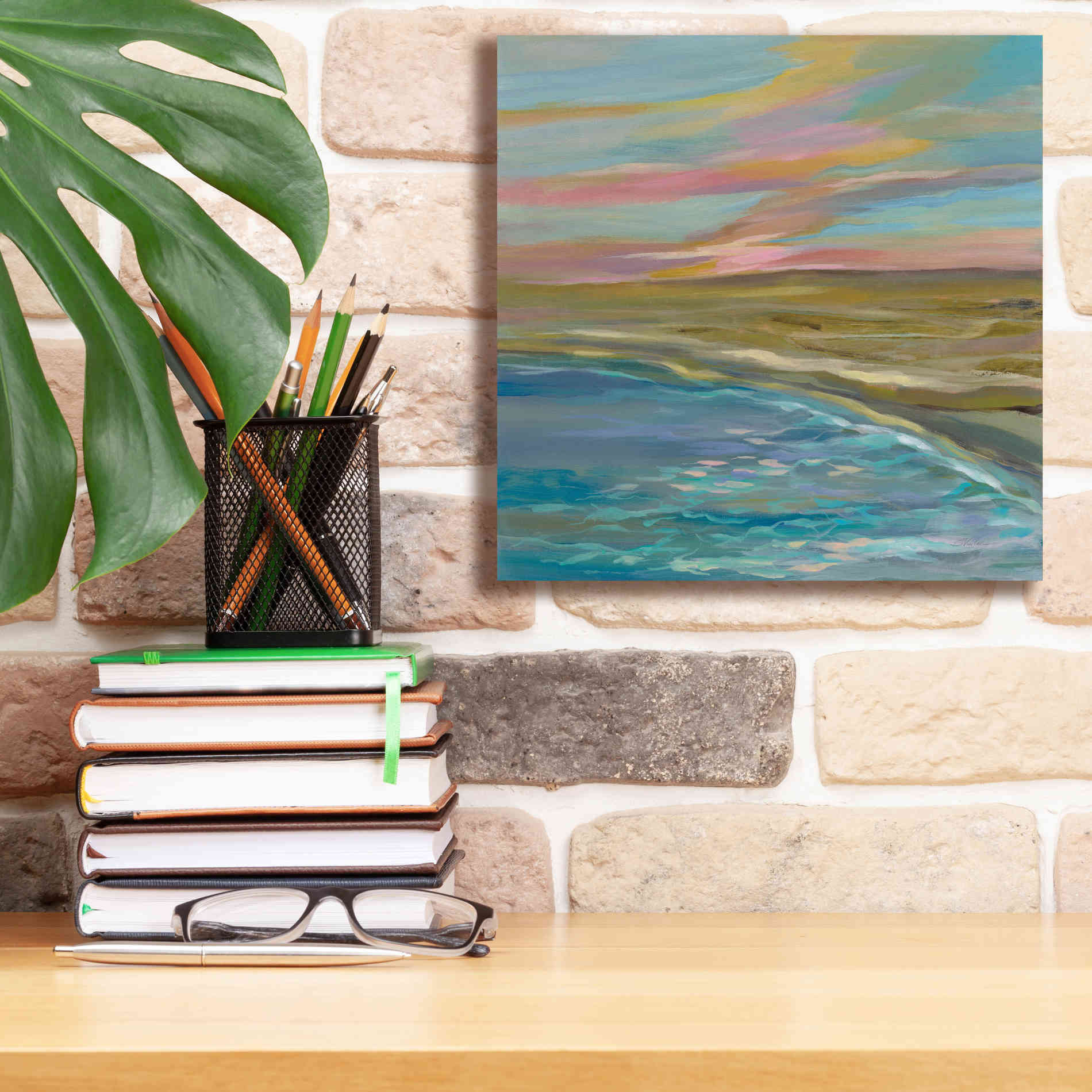 Epic Art 'Sunrise Dunes' by Silvia Vassileva, Canvas Wall Art,12 x 12