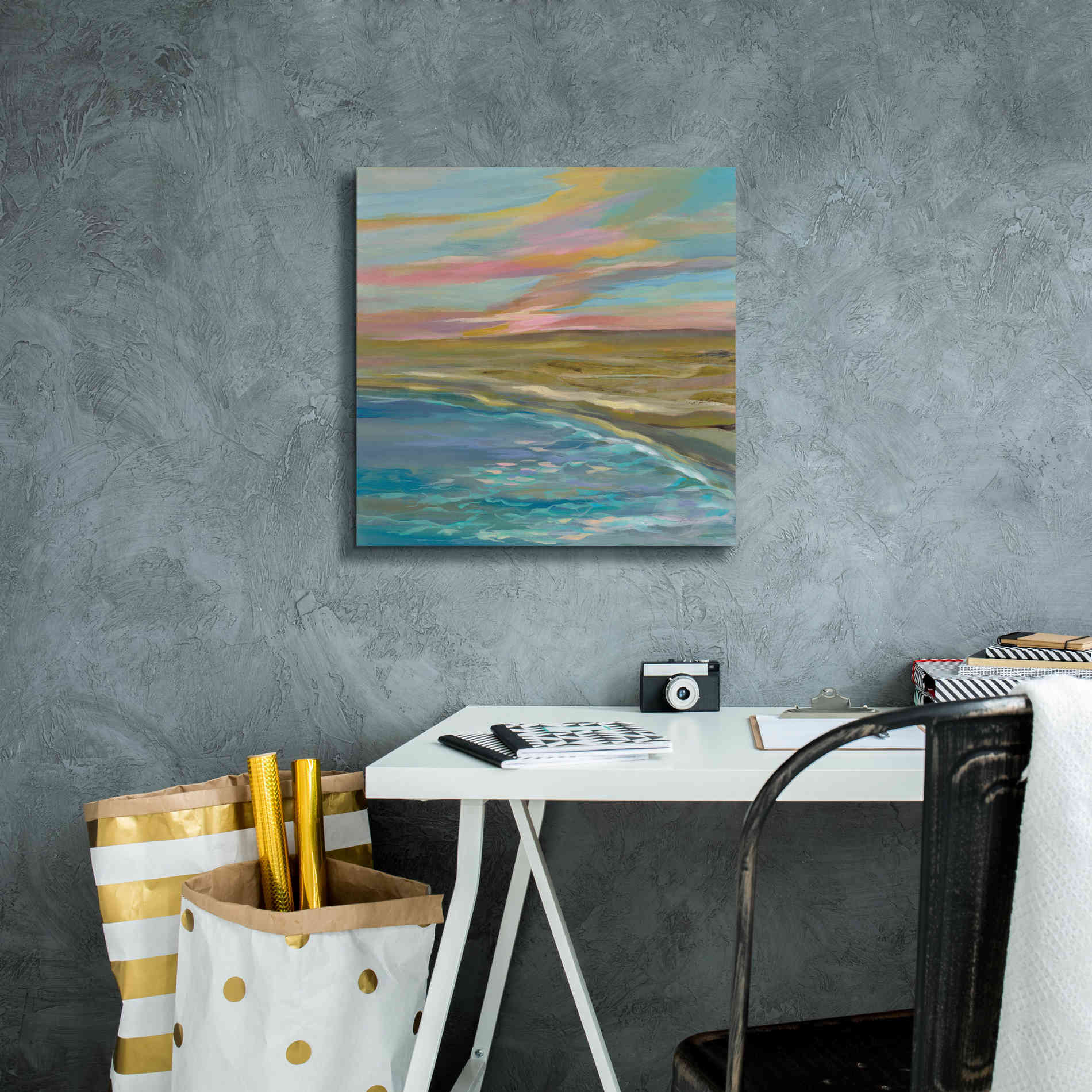 Epic Art 'Sunrise Dunes' by Silvia Vassileva, Canvas Wall Art,18 x 18