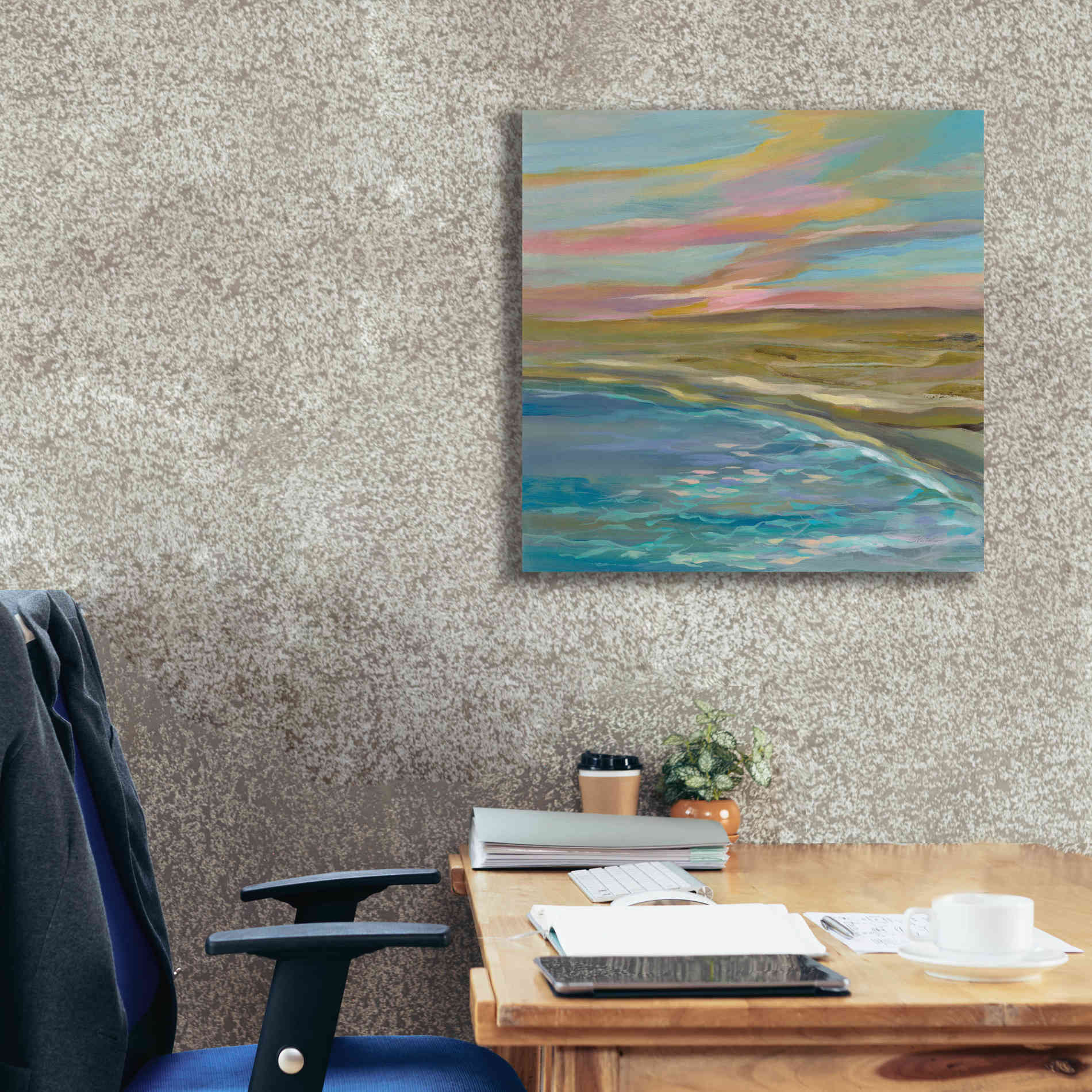 Epic Art 'Sunrise Dunes' by Silvia Vassileva, Canvas Wall Art,26 x 26