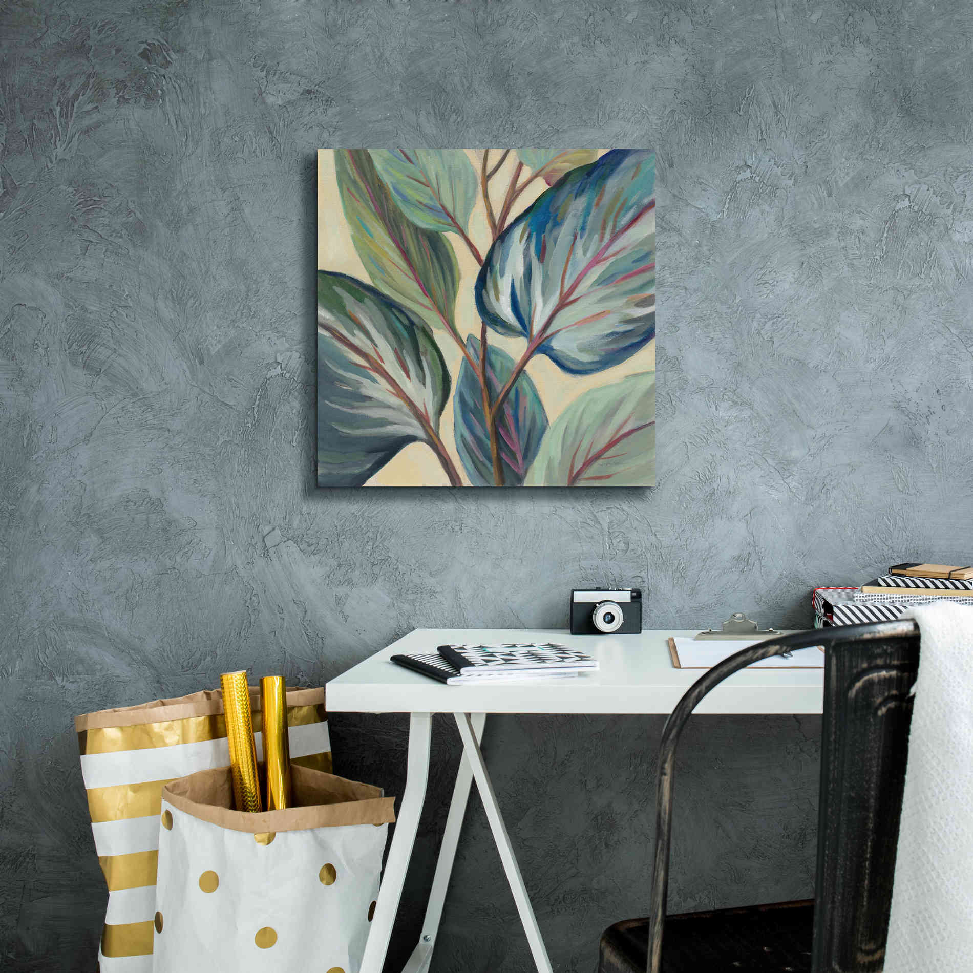 Epic Art 'Greenhouse Leaves' by Silvia Vassileva, Canvas Wall Art,18 x 18