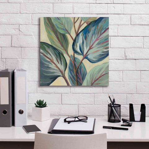 Image of Epic Art 'Greenhouse Leaves' by Silvia Vassileva, Canvas Wall Art,18 x 18