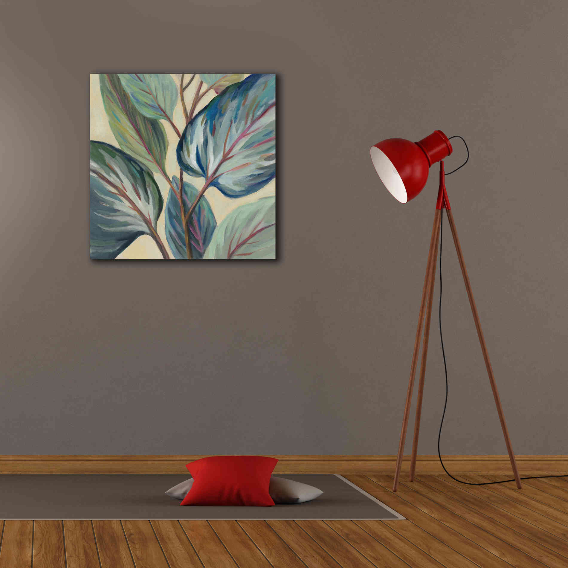 Epic Art 'Greenhouse Leaves' by Silvia Vassileva, Canvas Wall Art,26 x 26