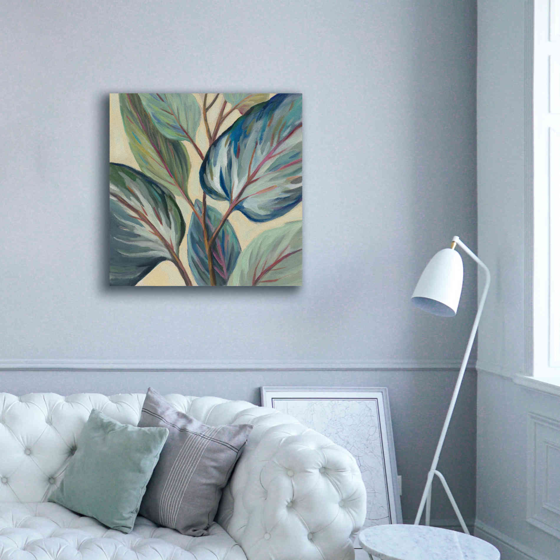 Epic Art 'Greenhouse Leaves' by Silvia Vassileva, Canvas Wall Art,37 x 37