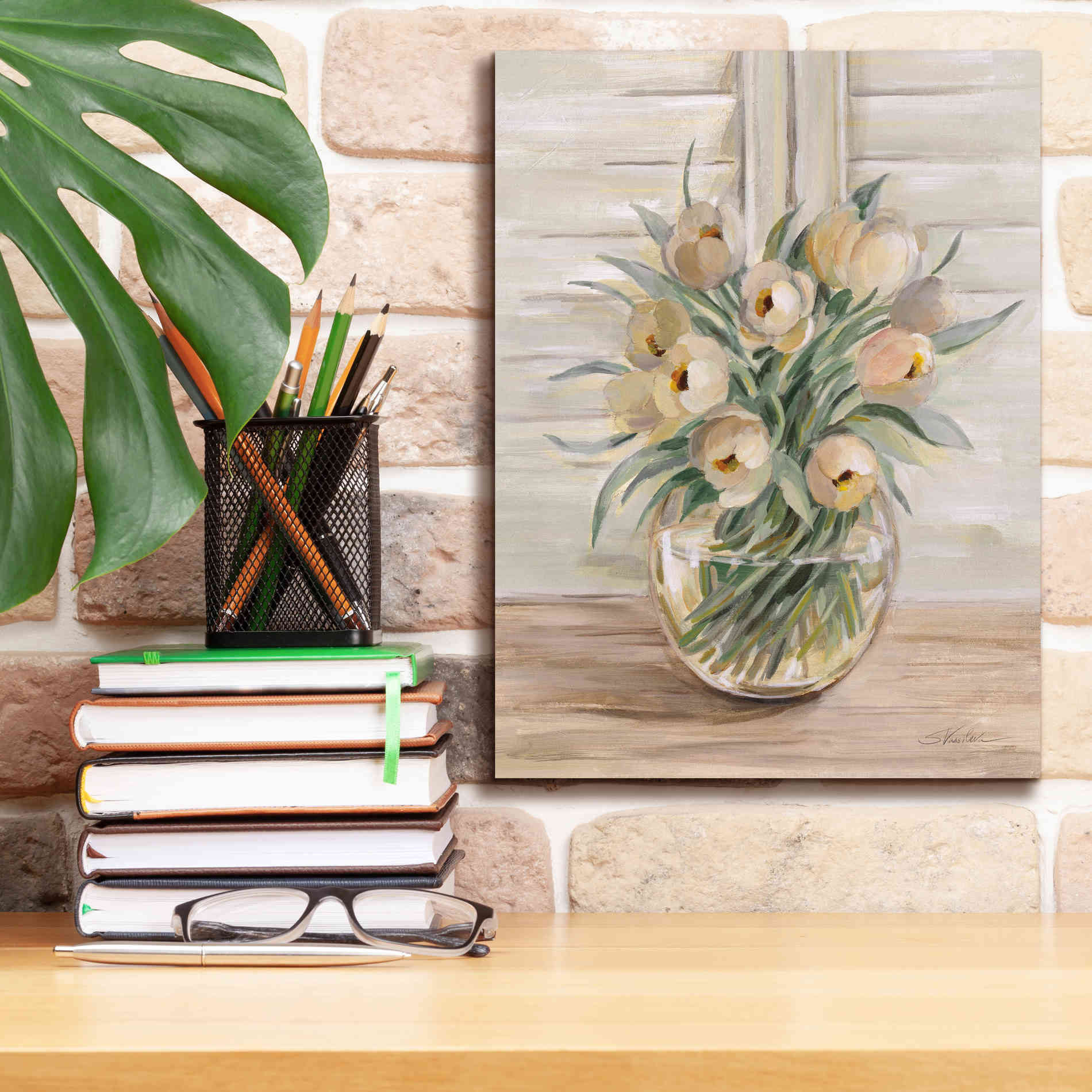 Epic Art 'Blush Floral Bouquet' by Silvia Vassileva, Canvas Wall Art,12 x 16