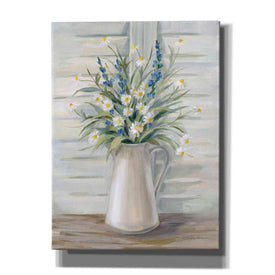 Epic Art 'Cottage Windowsill' by Silvia Vassileva, Canvas Wall Art,12x16x1.1x0,20x24x1.1x0,26x30x1.74x0,40x54x1.74x0