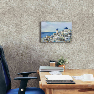 Epic Art 'Santorini View I' by Silvia Vassileva, Canvas Wall Art,18 x 12