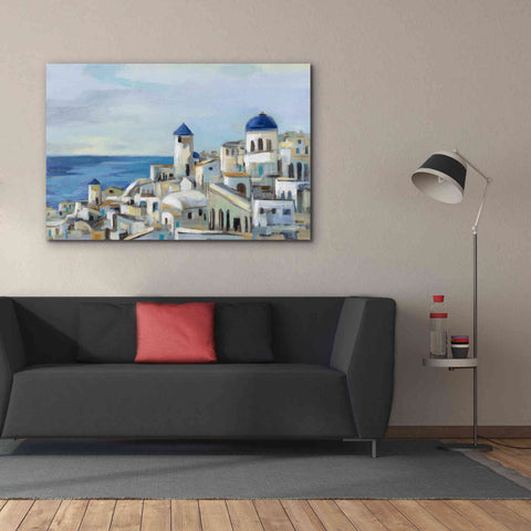 Image of Epic Art 'Santorini View I' by Silvia Vassileva, Canvas Wall Art,60 x 40