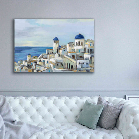 Image of Epic Art 'Santorini View I' by Silvia Vassileva, Canvas Wall Art,60 x 40