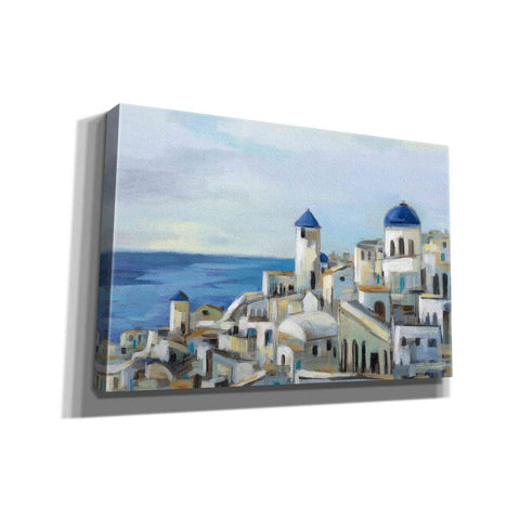 Image of Epic Art 'Santorini View I' by Silvia Vassileva, Canvas Wall Art,18x12x1.1x0,26x18x1.1x0,40x26x1.74x0,60x40x1.74x0