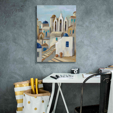 Image of Epic Art 'Santorini View III' by Silvia Vassileva, Canvas Wall Art,18 x 26