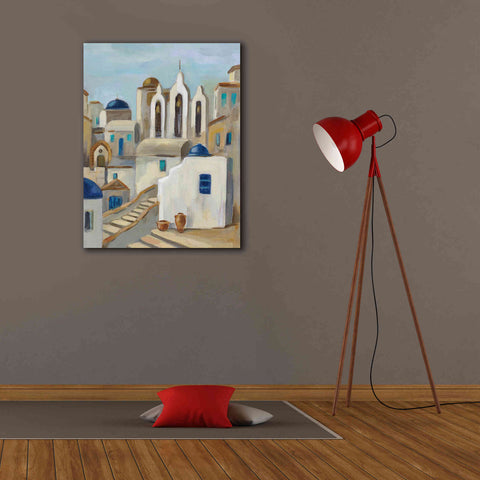 Image of Epic Art 'Santorini View III' by Silvia Vassileva, Canvas Wall Art,26 x 34