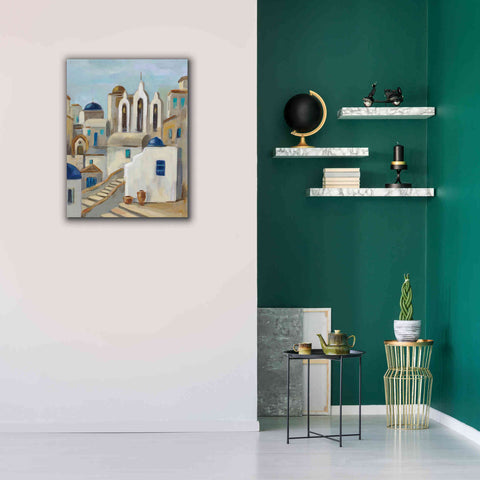 Image of Epic Art 'Santorini View III' by Silvia Vassileva, Canvas Wall Art,26 x 34