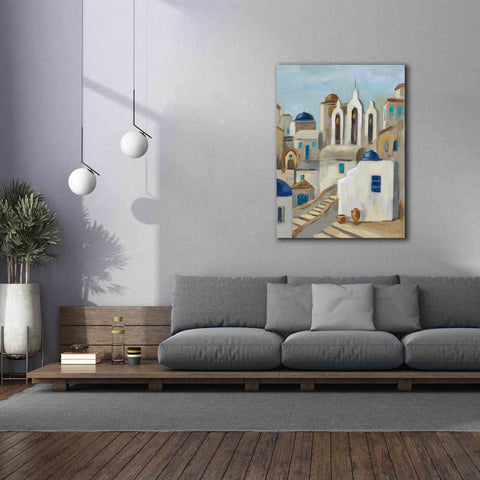 Image of Epic Art 'Santorini View III' by Silvia Vassileva, Canvas Wall Art,40 x 54
