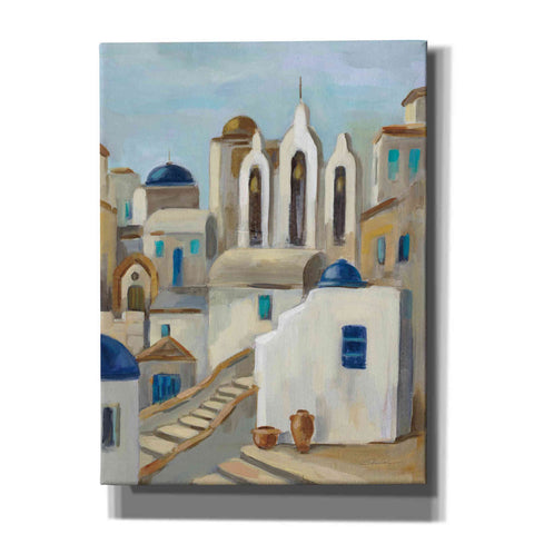 Image of Epic Art 'Santorini View III' by Silvia Vassileva, Canvas Wall Art,12x16x1.1x0,18x26x1.1x0,26x34x1.74x0,40x54x1.74x0