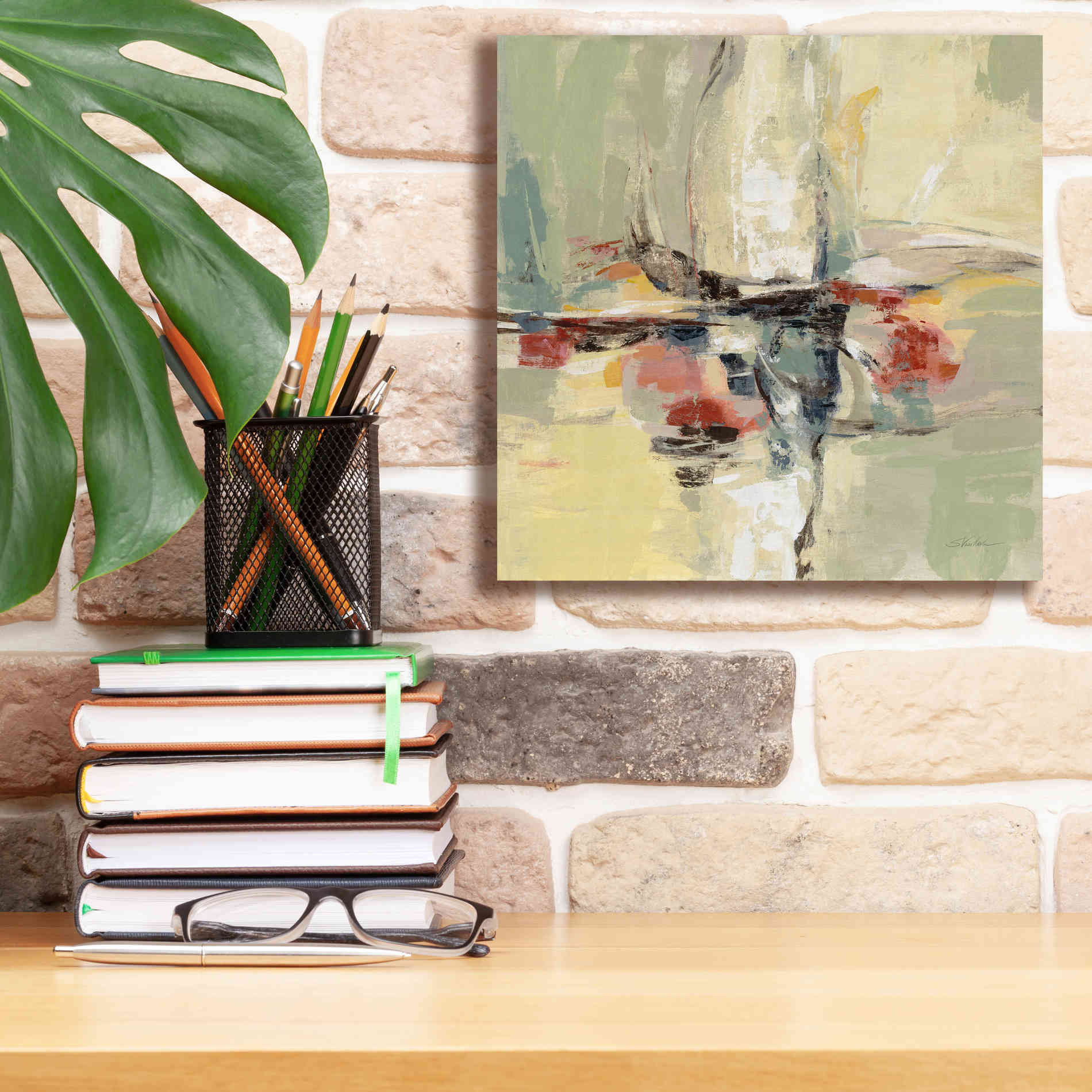 Epic Art 'Island Vibe' by Silvia Vassileva, Canvas Wall Art,12 x 12