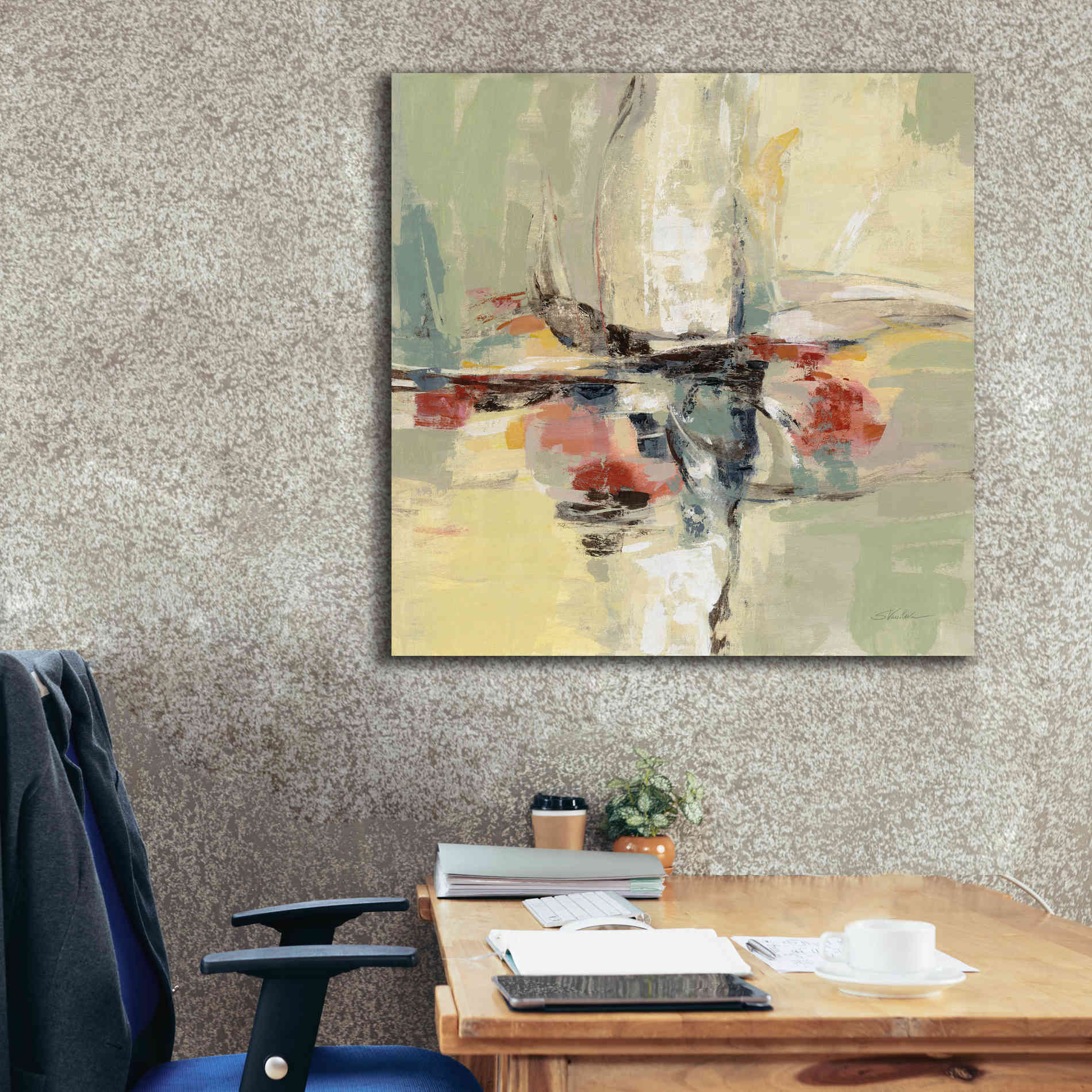 Epic Art 'Island Vibe' by Silvia Vassileva, Canvas Wall Art,37 x 37