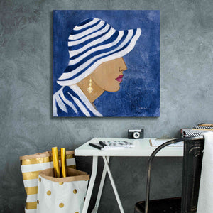 Epic Art 'Lady with Hat I' by Silvia Vassileva, Canvas Wall Art,26 x 26