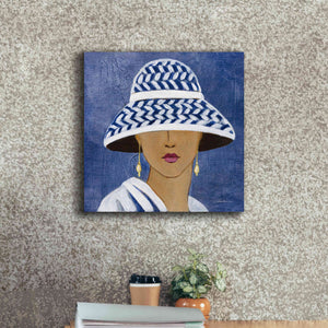 Epic Art 'Lady with Hat II' by Silvia Vassileva, Canvas Wall Art,18 x 18