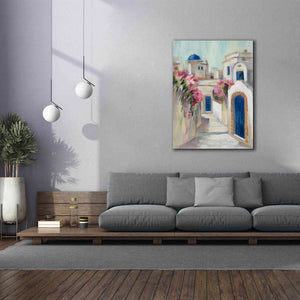 Epic Art 'Santorini Street I' by Silvia Vassileva, Canvas Wall Art,40 x 54