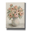 Epic Art 'Blush Flowers in a Jug' by Silvia Vassileva, Canvas Wall Art,12x16x1.1x0,20x24x1.1x0,26x30x1.74x0,40x54x1.74x0
