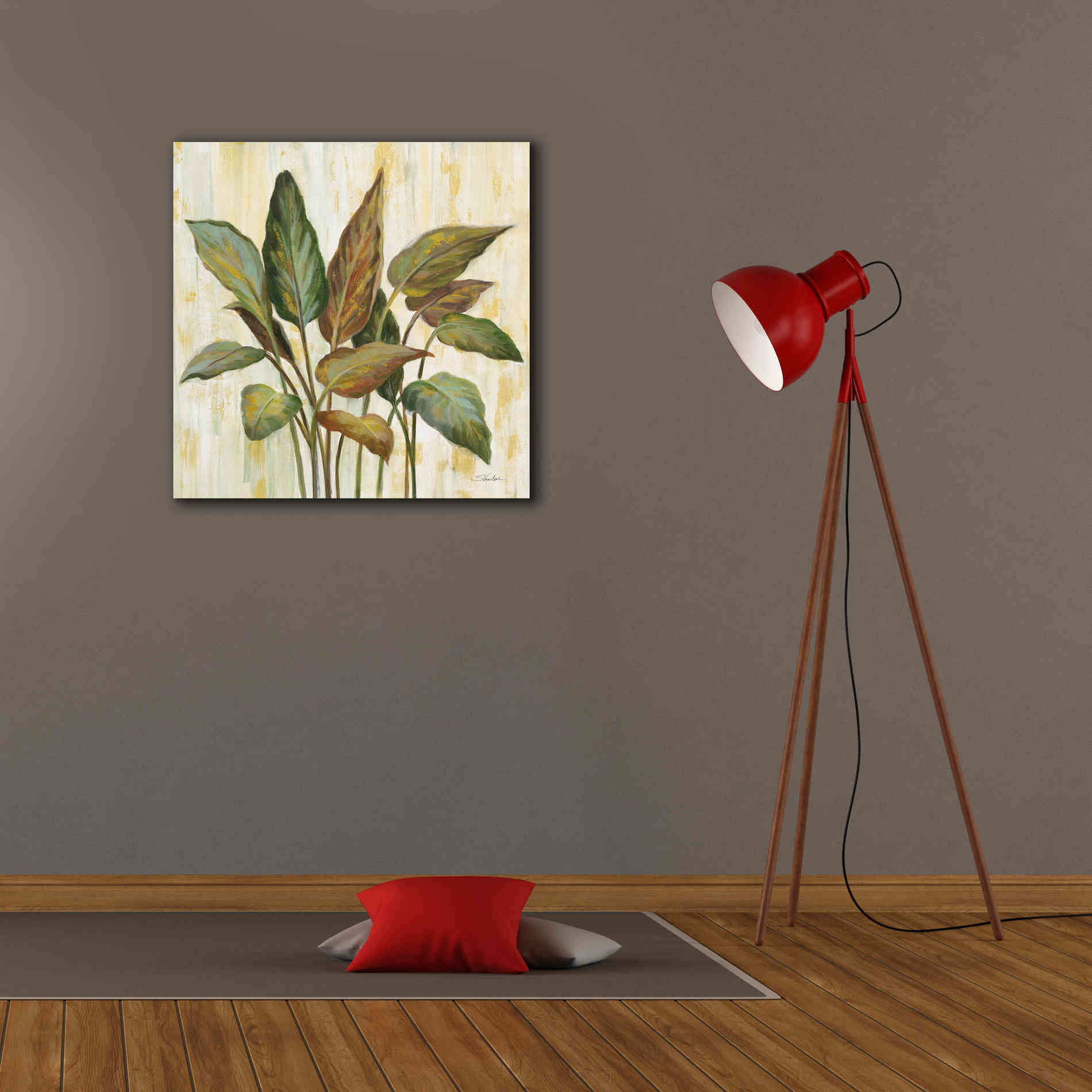 Epic Art 'Fall Greenhouse Leaves' by Silvia Vassileva, Canvas Wall Art,26 x 26