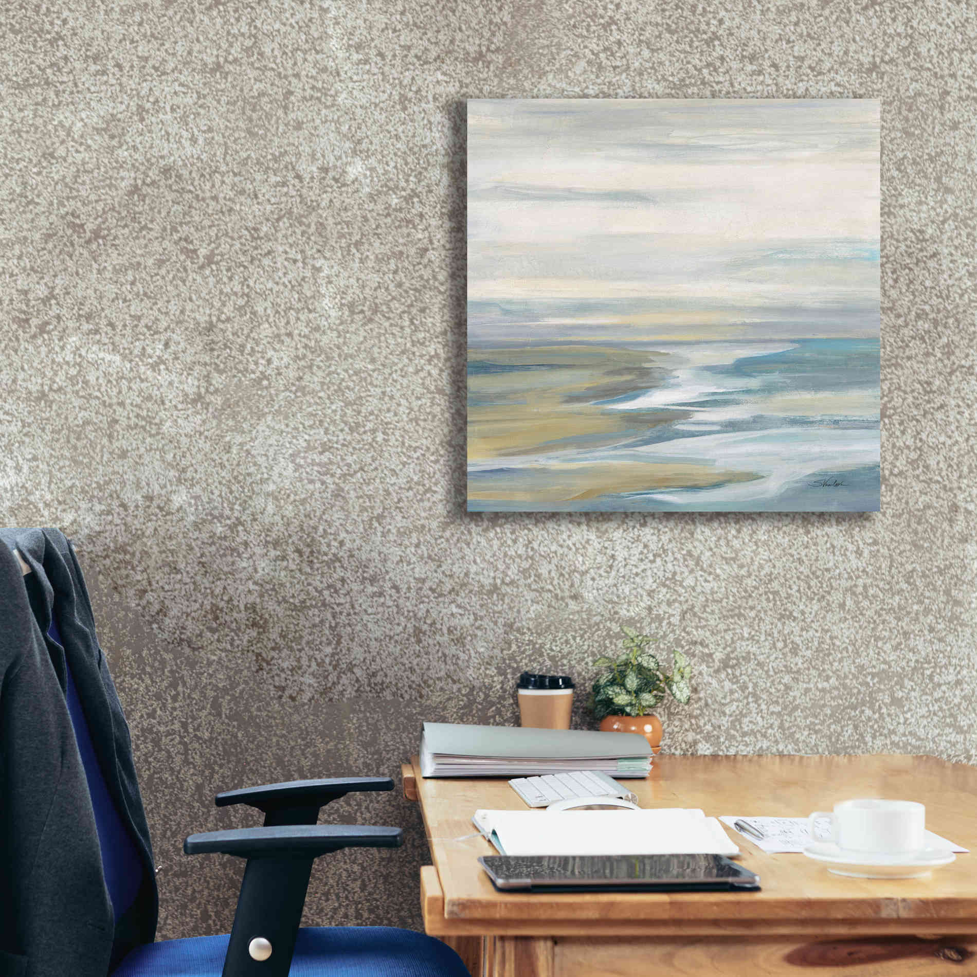 Epic Art 'Morning Sea Light' by Silvia Vassileva, Canvas Wall Art,26 x 26