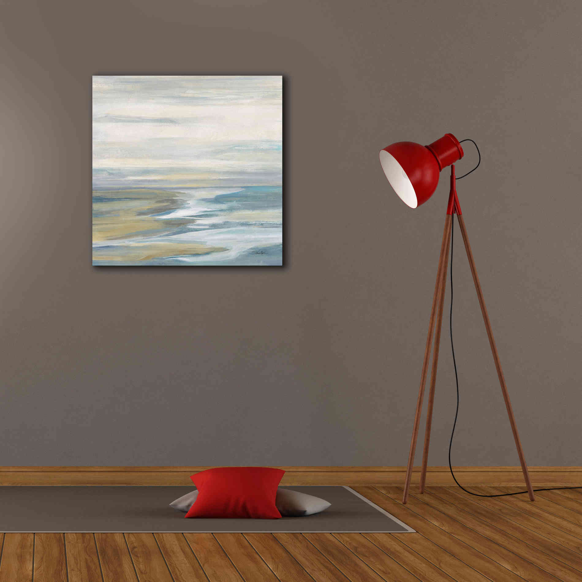 Epic Art 'Morning Sea Light' by Silvia Vassileva, Canvas Wall Art,26 x 26