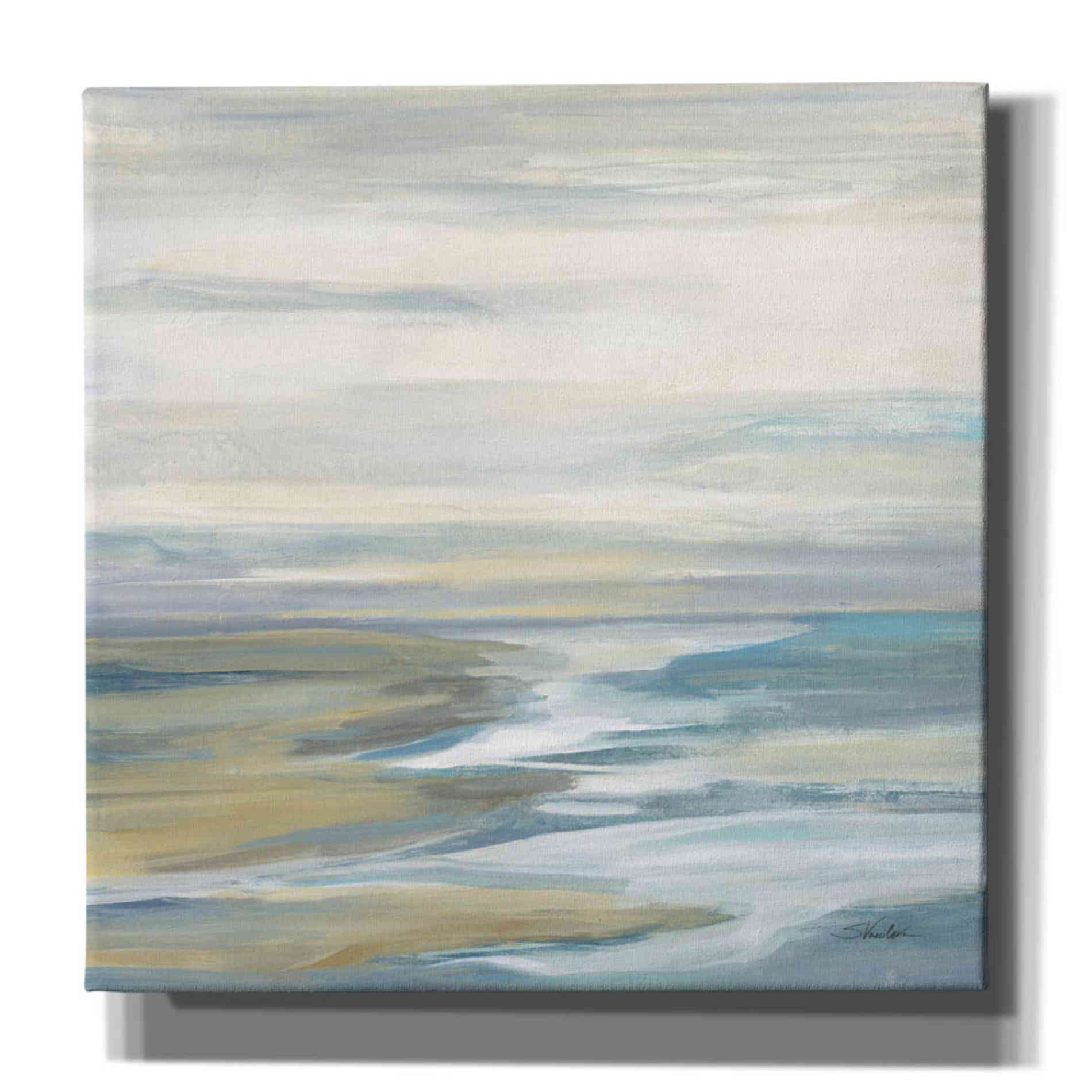 Epic Art 'Morning Sea Light' by Silvia Vassileva, Canvas Wall Art,12x12x1.1x0,18x18x1.1x0,26x26x1.74x0,37x37x1.74x0