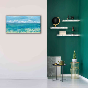Epic Art 'Caribbean Sea Reflections' by Silvia Vassileva, Canvas Wall Art,40 x 20