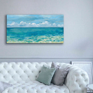 Epic Art 'Caribbean Sea Reflections' by Silvia Vassileva, Canvas Wall Art,60 x 30