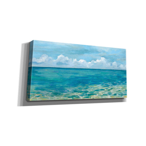 Image of Epic Art 'Caribbean Sea Reflections' by Silvia Vassileva, Canvas Wall Art,24x12x1.1x0,40x20x1.74x0,60x30x1.74x0
