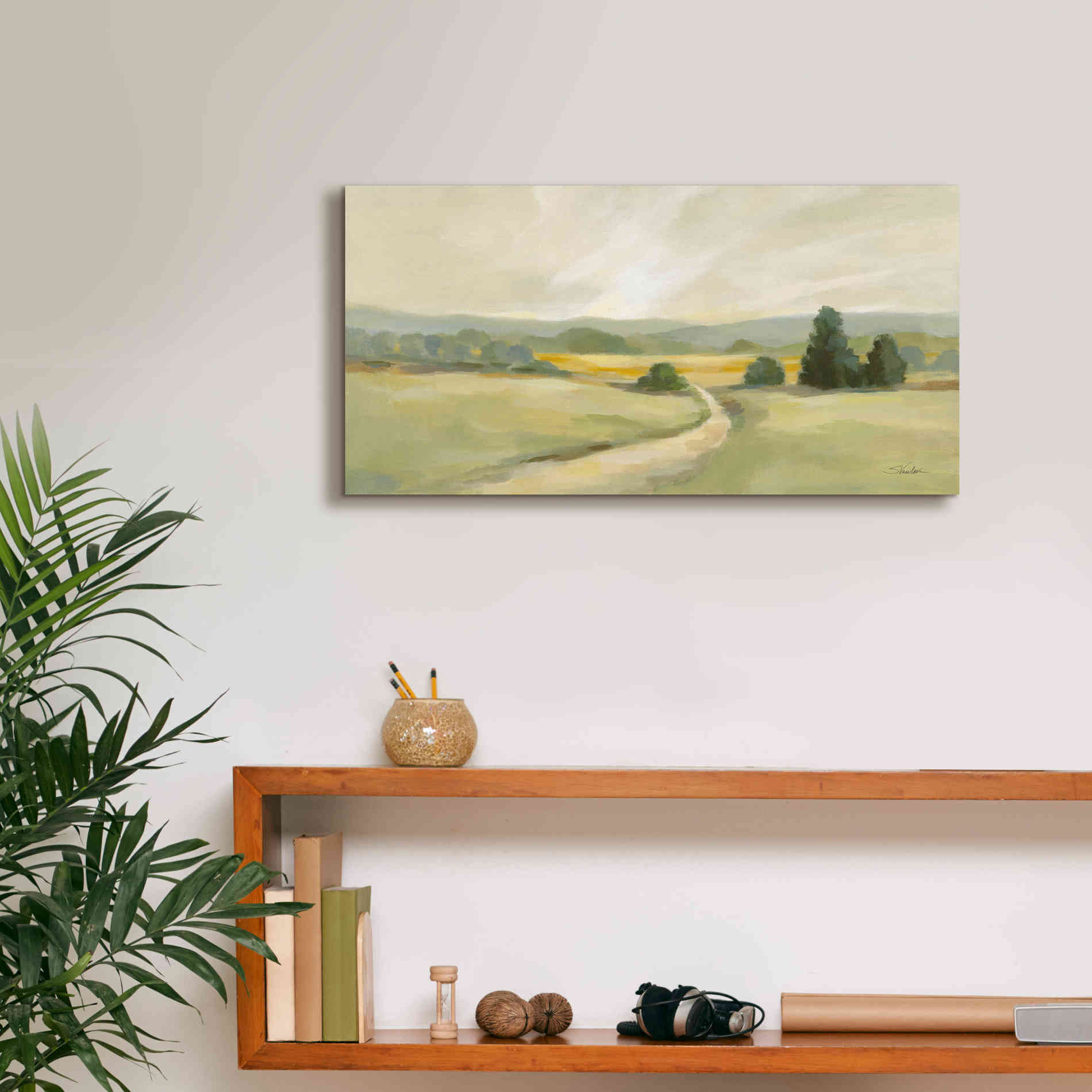 Epic Art 'Sage Hills' by Silvia Vassileva, Canvas Wall Art,24 x 12