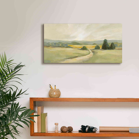 Image of Epic Art 'Sage Hills' by Silvia Vassileva, Canvas Wall Art,24 x 12