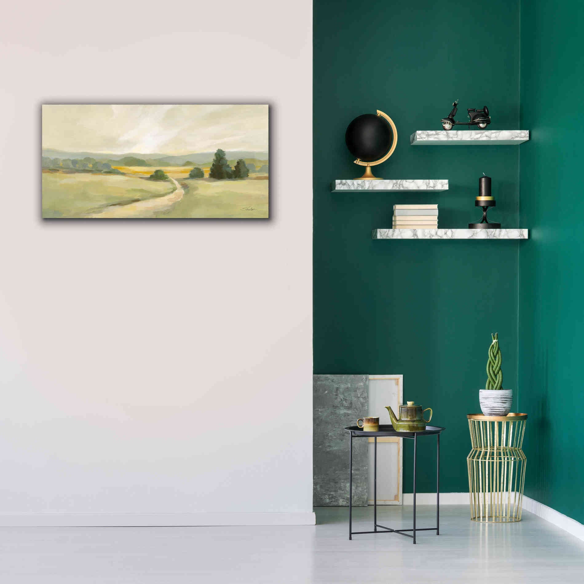 Epic Art 'Sage Hills' by Silvia Vassileva, Canvas Wall Art,40 x 20