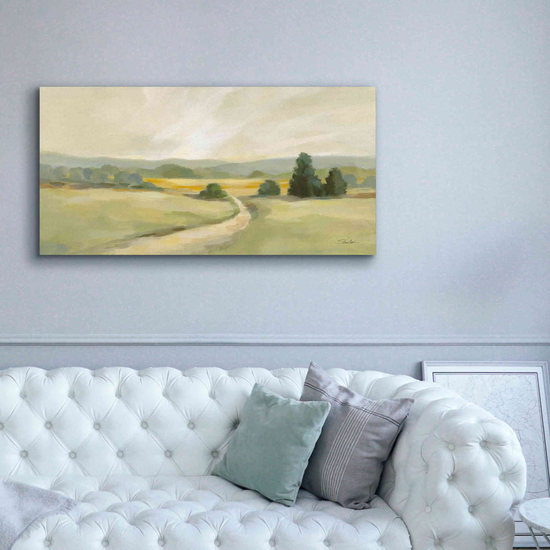 Epic Art 'Sage Hills' by Silvia Vassileva, Canvas Wall Art,60 x 30