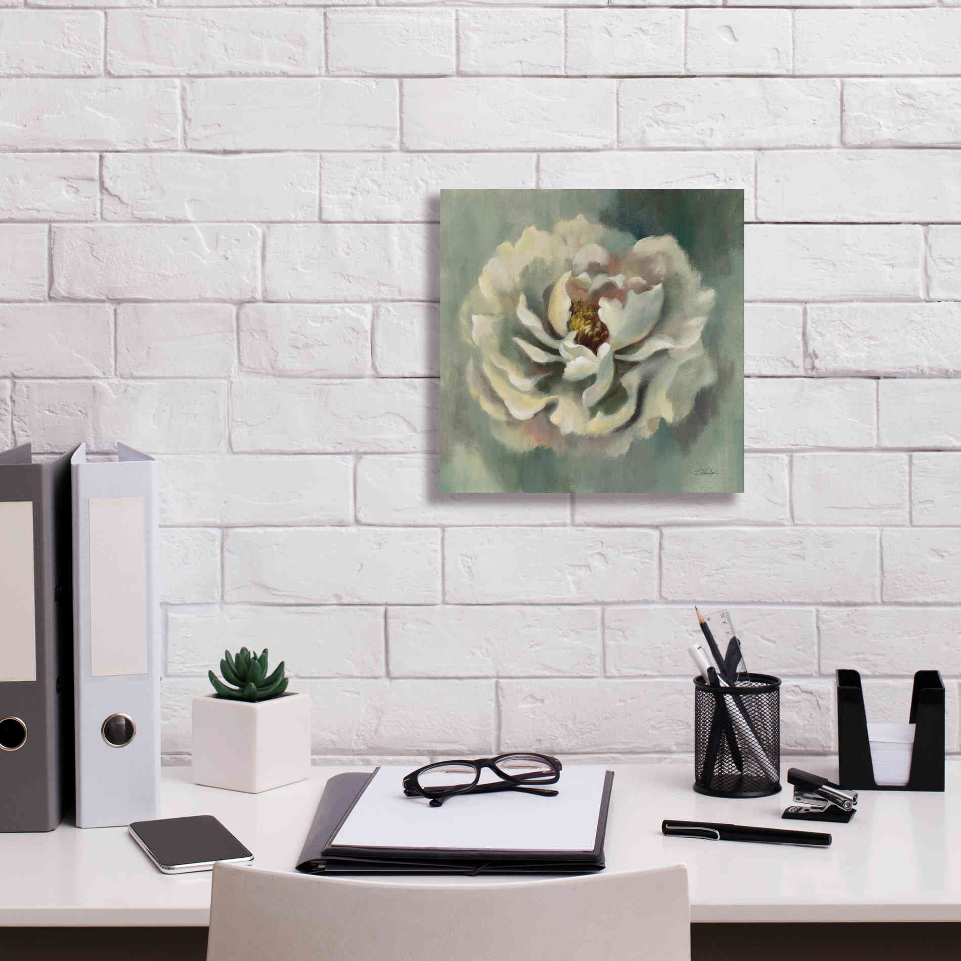 Epic Art 'Dancing Petals' by Silvia Vassileva, Canvas Wall Art,12 x 12