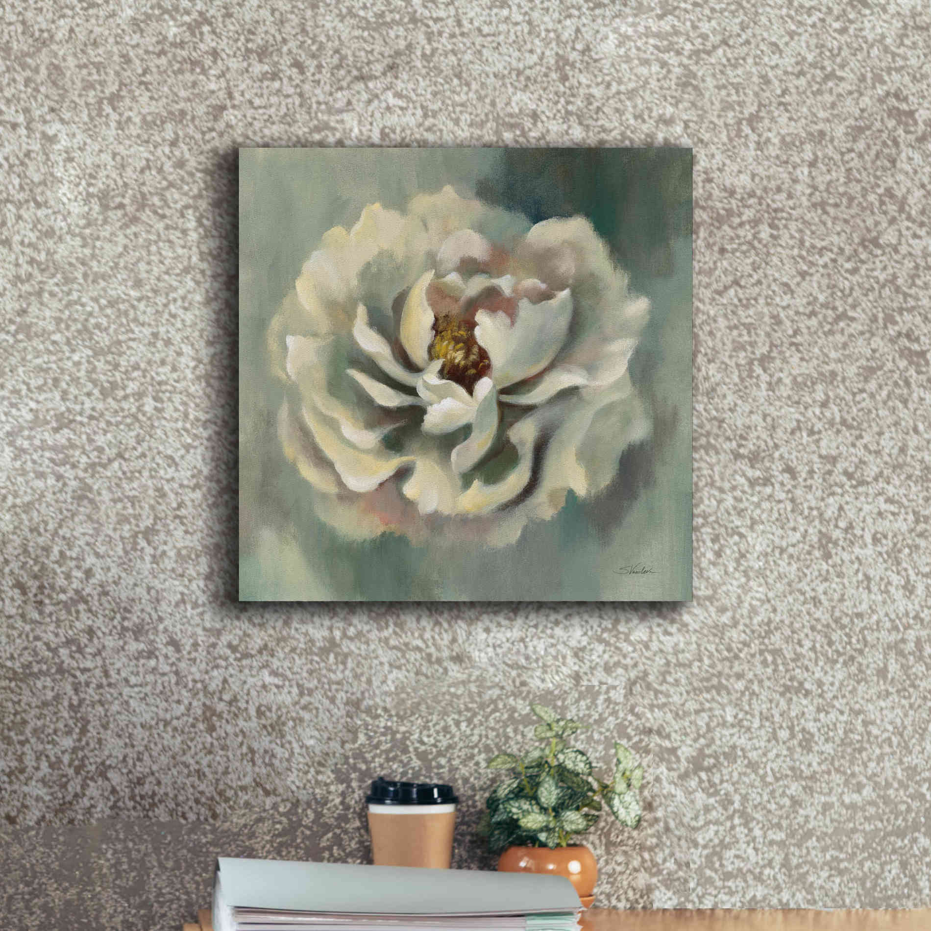 Epic Art 'Dancing Petals' by Silvia Vassileva, Canvas Wall Art,18 x 18
