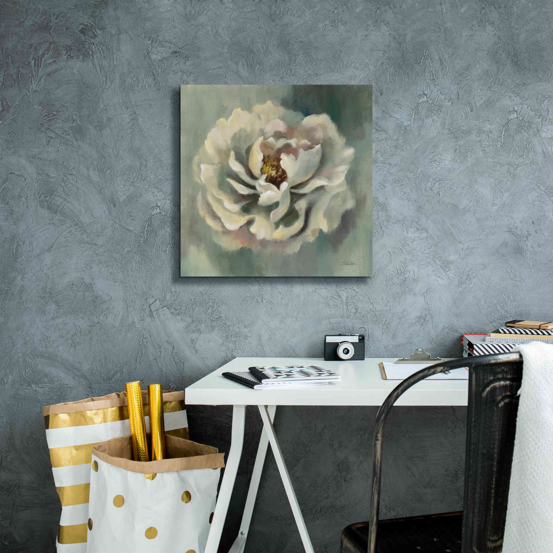 Epic Art 'Dancing Petals' by Silvia Vassileva, Canvas Wall Art,18 x 18