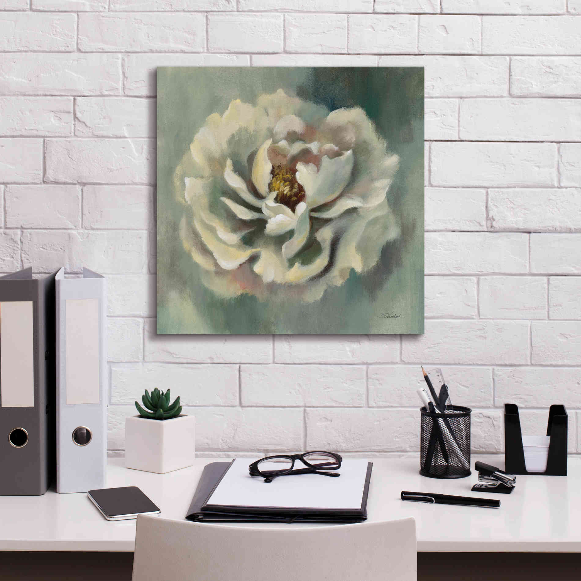 Epic Art 'Dancing Petals' by Silvia Vassileva, Canvas Wall Art,18 x 18