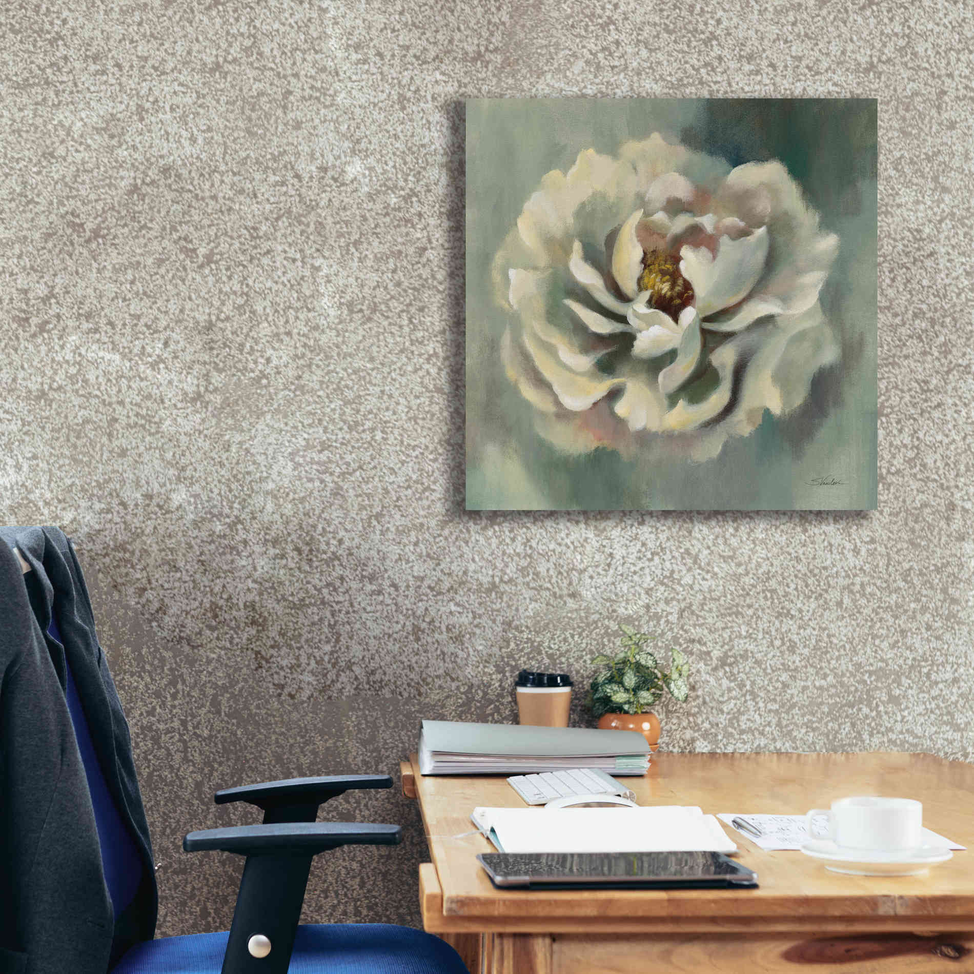 Epic Art 'Dancing Petals' by Silvia Vassileva, Canvas Wall Art,26 x 26