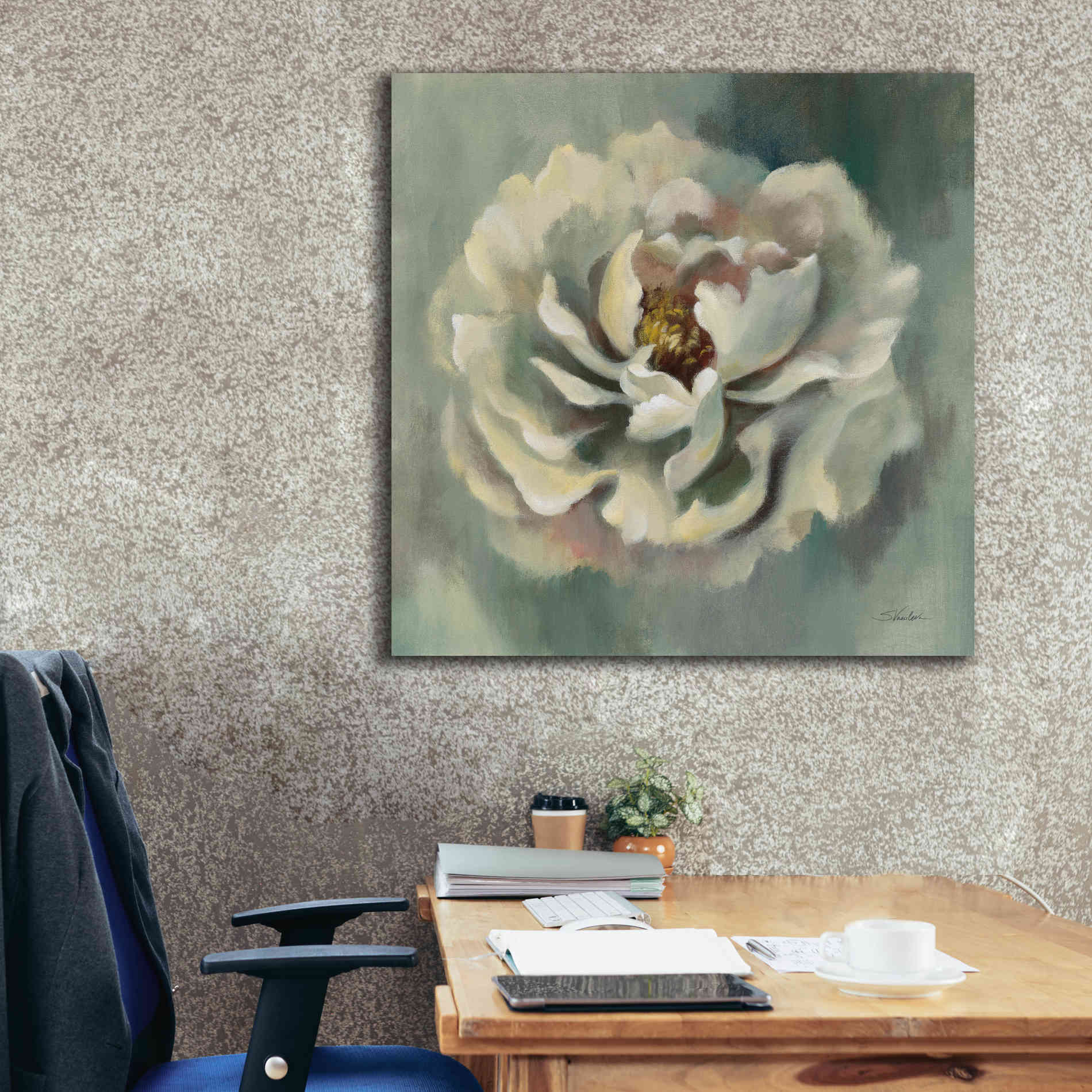 Epic Art 'Dancing Petals' by Silvia Vassileva, Canvas Wall Art,37 x 37