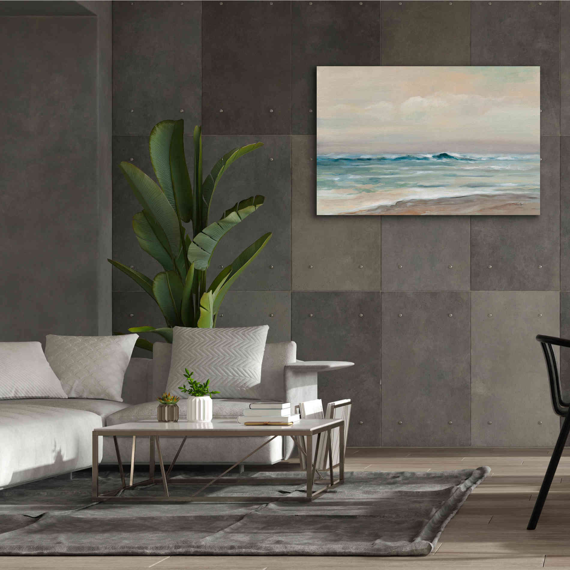 Epic Art 'Whispering Wave 2' by Silvia Vassileva, Canvas Wall Art,60 x 40