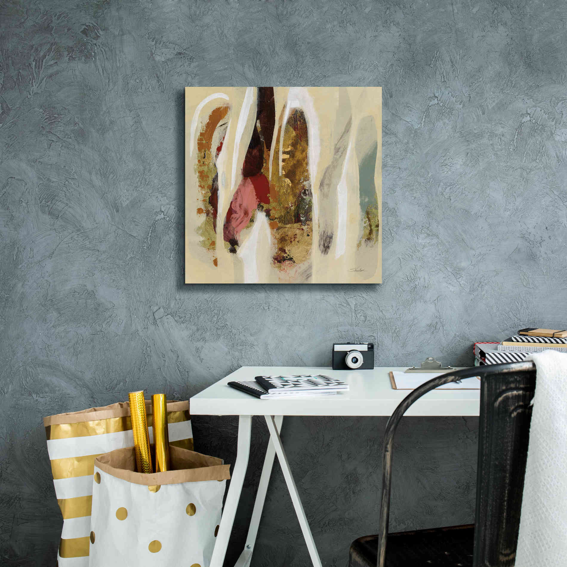 Epic Art 'Terracotta Tile I' by Silvia Vassileva, Canvas Wall Art,18 x 18